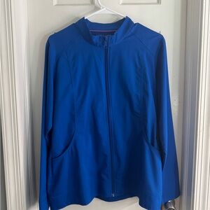 Women's Purple Label by Healing Hands Royal Blue Scrub Jacket